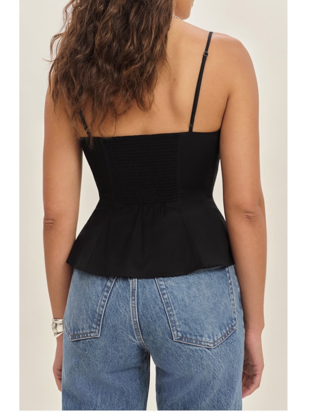 Reformation Genevieve Lace Trim Stretch Cotton Camisole New! - Picture 12 of 14